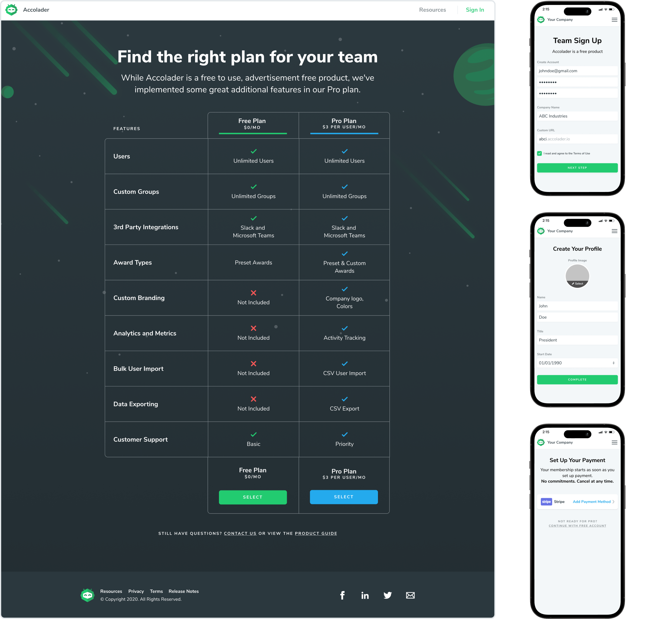 accolader onboarding