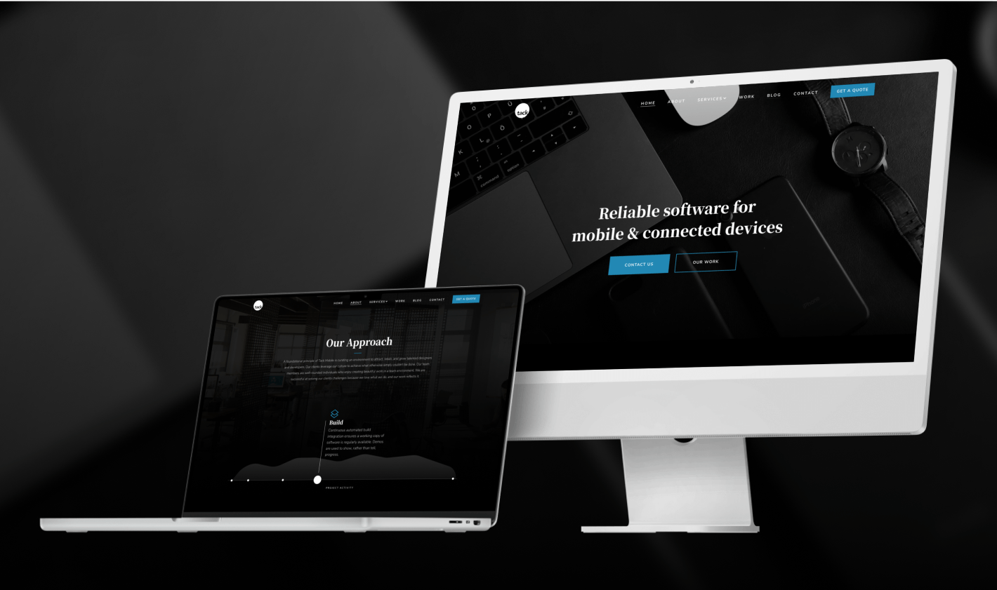 Tack Mobile product screenshots