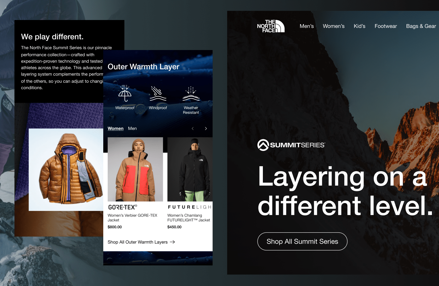 Summit Series product screenshots